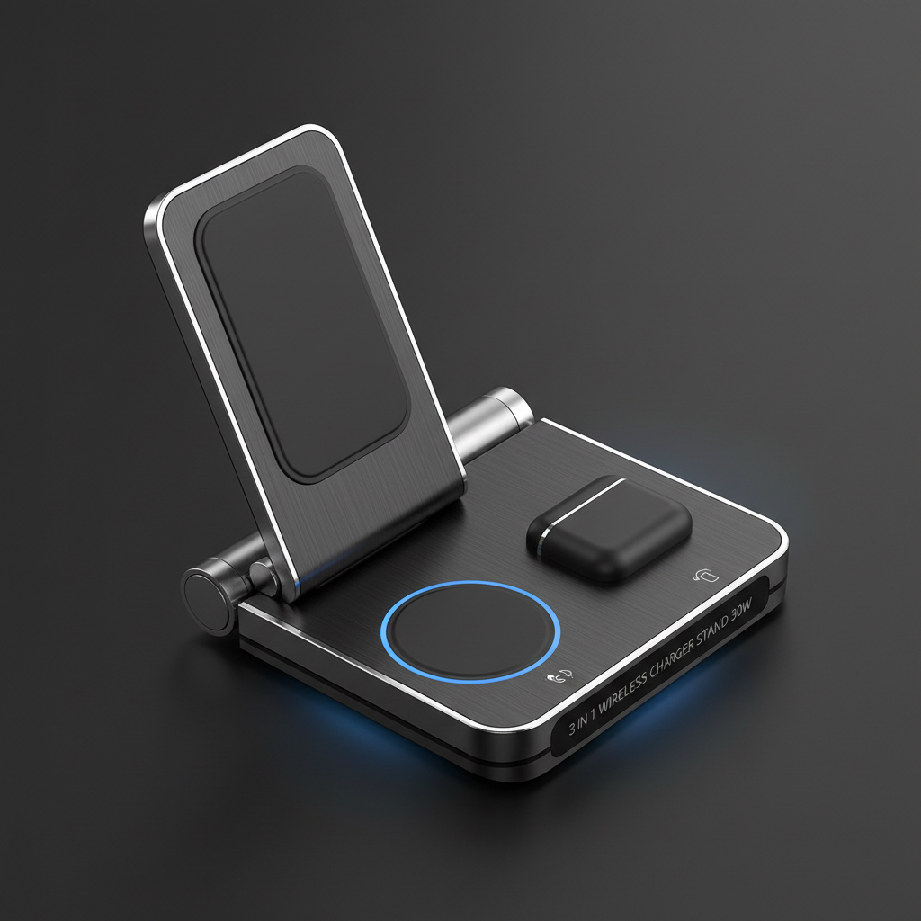 3-in-1 Foldable Wireless Charging Station