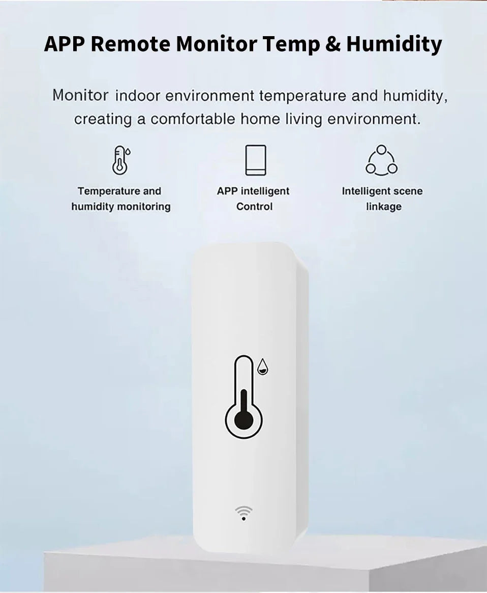 Zigbee Smart Temperature & Humidity Sensor