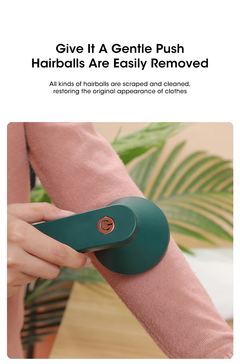2025 Electric Lint Remover For Clothes Fuzz Pellet Sweater Fabric Hair Ball Trimmer Portable USB Charging Detachable Cleaning