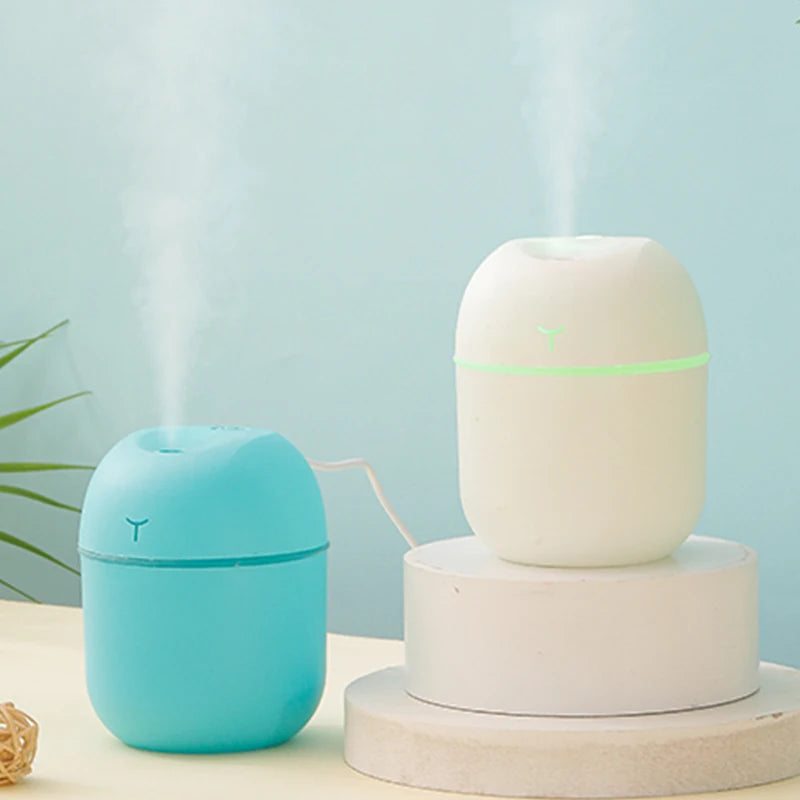 Portable USB Mini Humidifier with Night Light