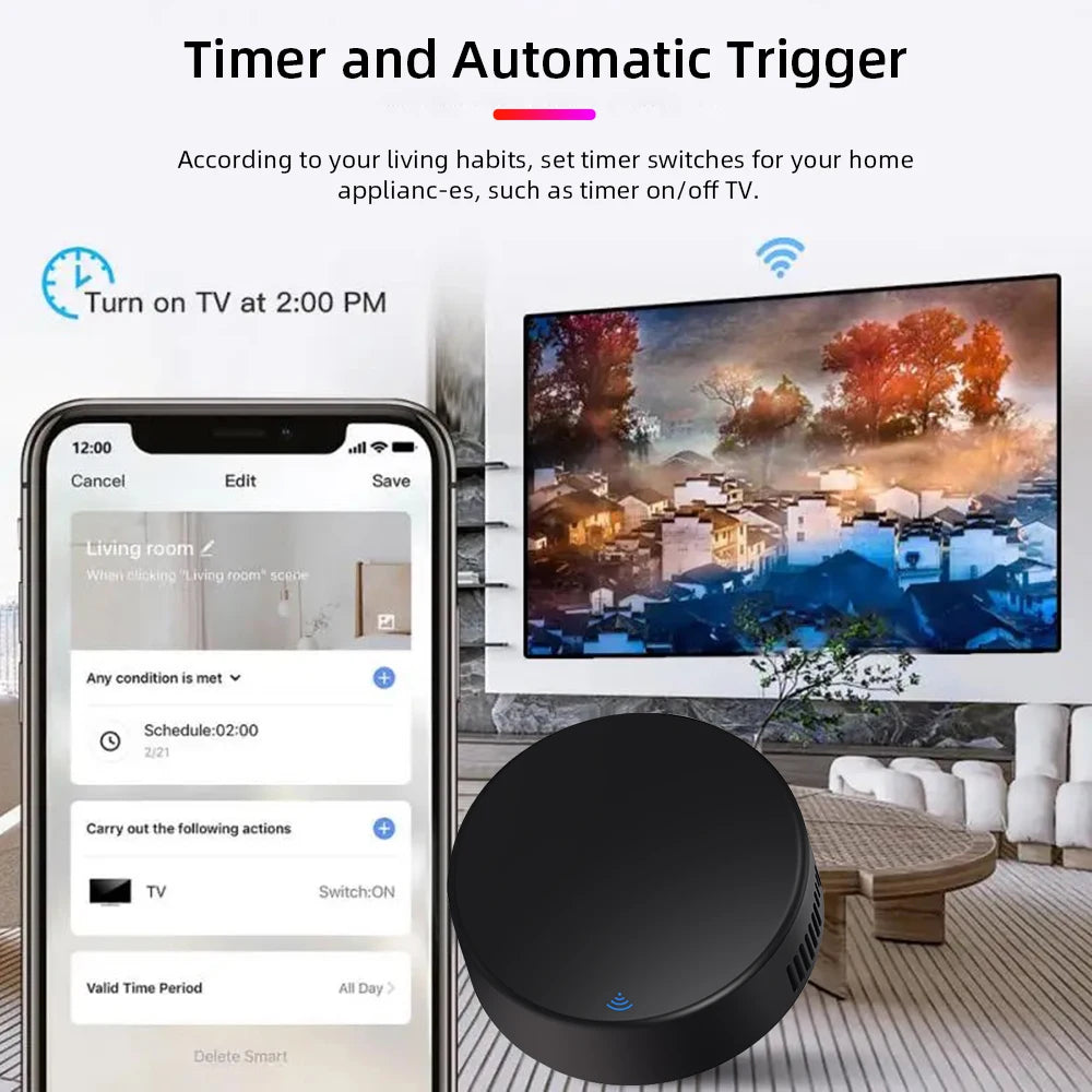 IRC02 Universal remote control single IR WIFI Remote Control Home Tuya APP Intelligent WIFI Universal Remote Control