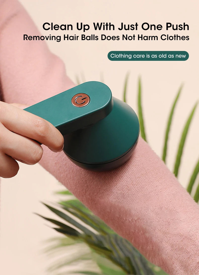 2025 Electric Lint Remover For Clothes Fuzz Pellet Sweater Fabric Hair Ball Trimmer Portable USB Charging Detachable Cleaning
