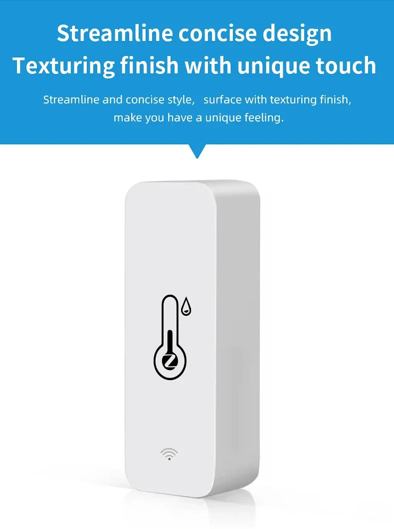 Zigbee Smart Temperature & Humidity Sensor