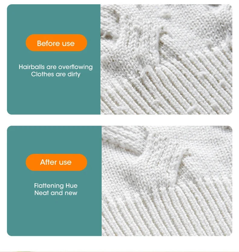 2025 Electric Lint Remover For Clothes Fuzz Pellet Sweater Fabric Hair Ball Trimmer Portable USB Charging Detachable Cleaning