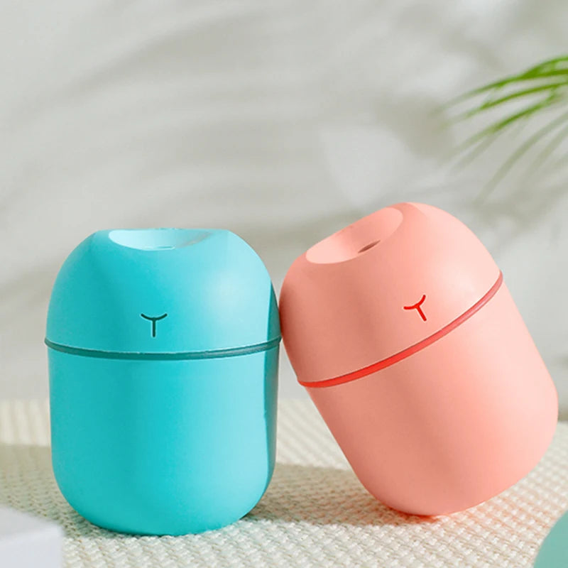 Portable USB Mini Humidifier with Night Light