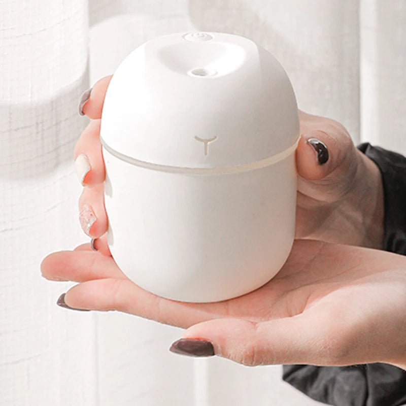 Portable USB Mini Humidifier with Night Light