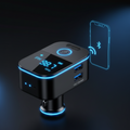 Bluetooth FM Transmitter for Car with Fast Charging & Hands-Free Calling